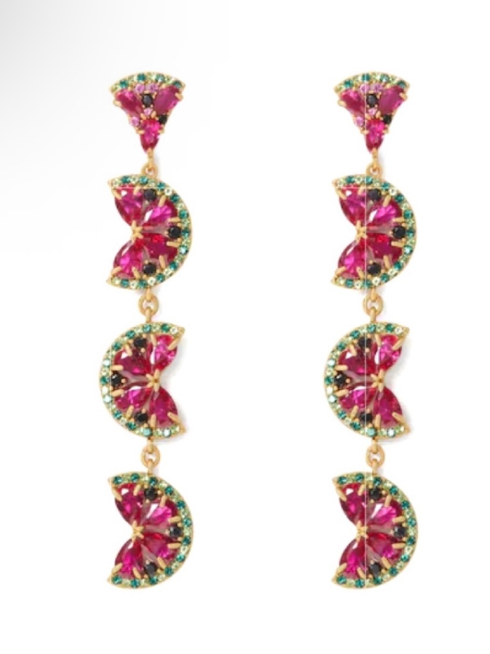 $149 Kate Spade Watermelon Linear Earrings